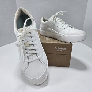 Dr. Scholl's Time Off Max Platform Women's White Sneakers Size 9